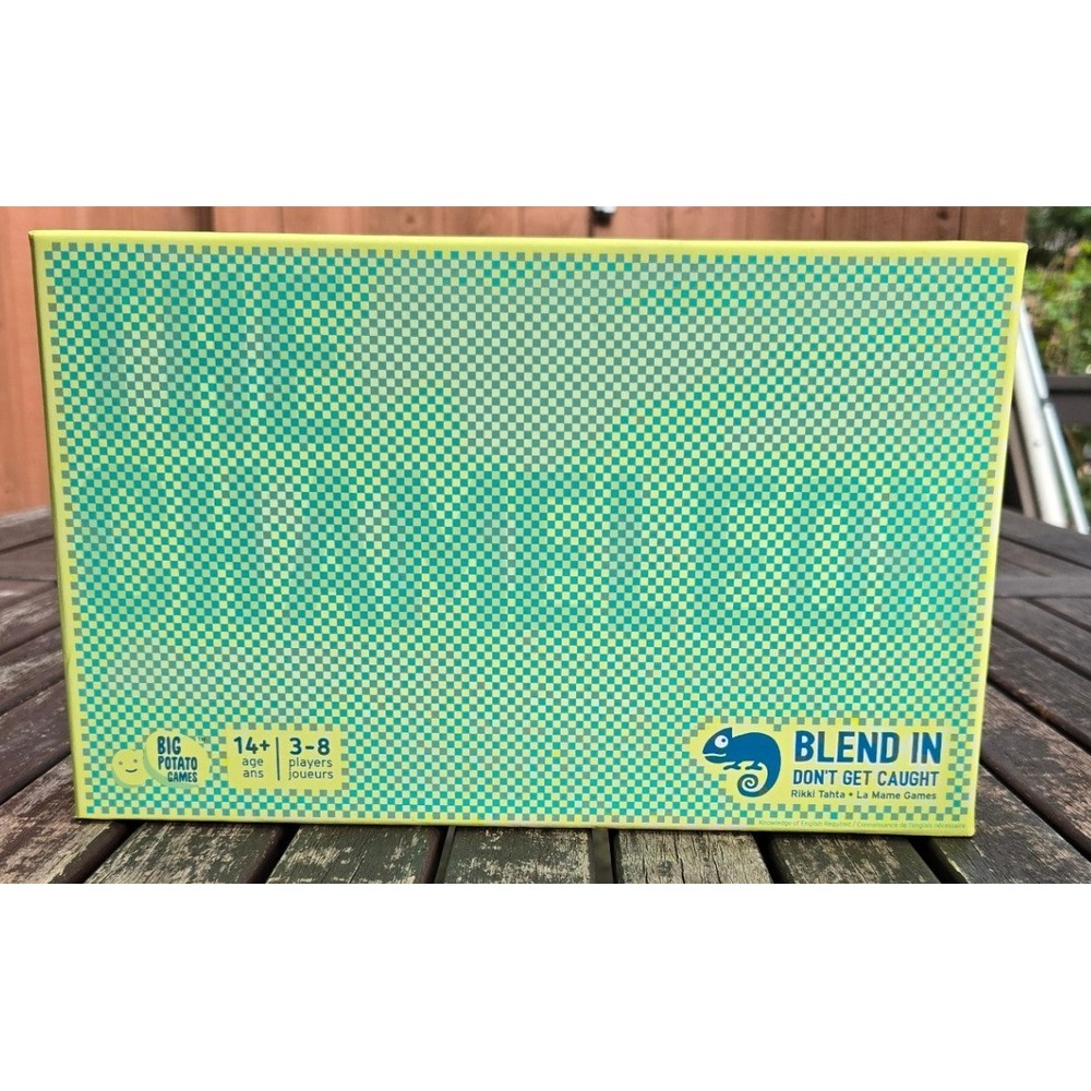 The Chameleon Board Game Big Potato Super-Social Whodunit Party Game Complete